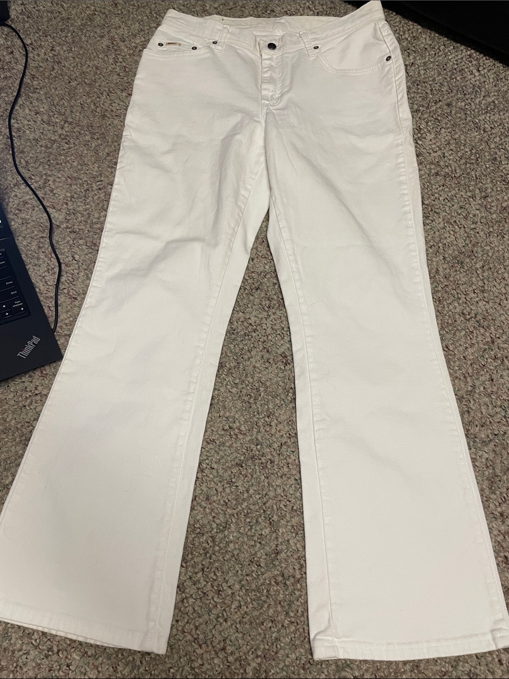Vintage Y2K riders White Women's flare Leg Jeans
